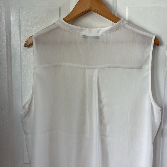 Tommy Hilfiger Sleeveless Ruffled Blouse Sz XL - Picture 6 of 11